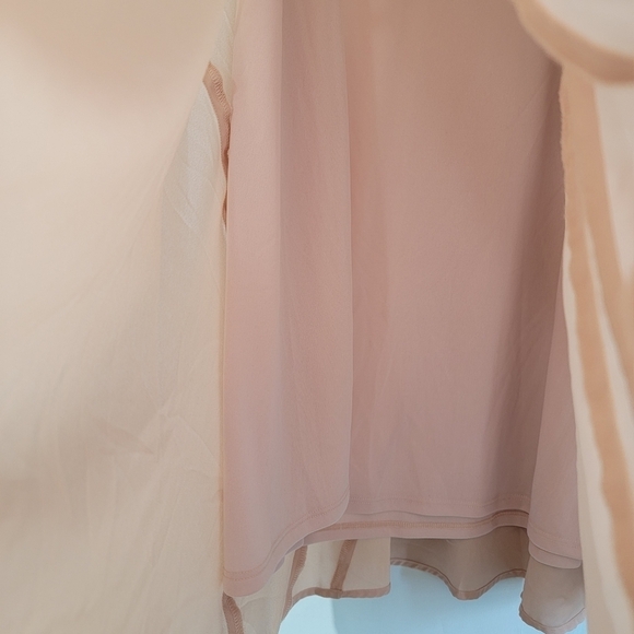 Show Me Your MUMU Princess Ariel Maxi Skirt Sz L Baby Pink Lined Side Zip Boho - Picture 5 of 11